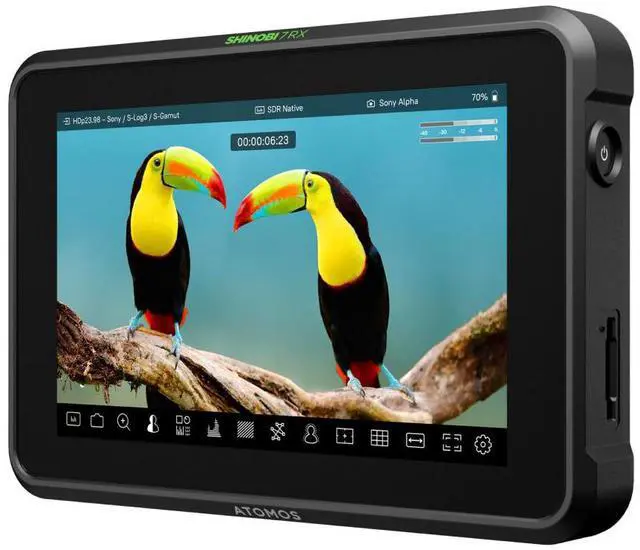 Alt view image 10 of 12 - Atomos Shinobi 7 RX HDMI/SDI HDR Monitor