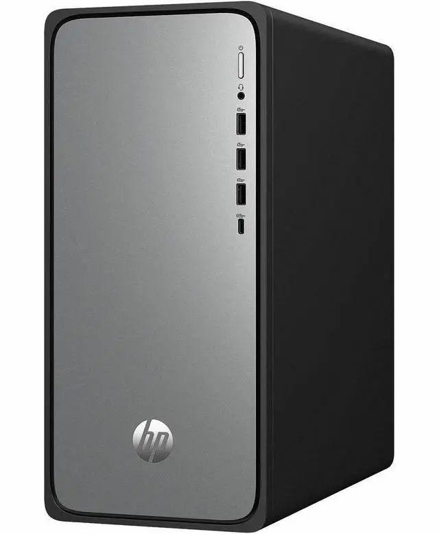 Alt view image 18 of 20 - HP OmniDesk M02-0010 Desktop Computer i3-14100 8GB 512GB SSD W11H B5RK6AAABA