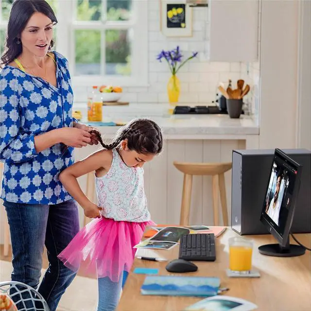 Alt view image 20 of 20 - HP OmniDesk M02-0010 Desktop Computer i3-14100 8GB 512GB SSD W11H B5RK6AAABA