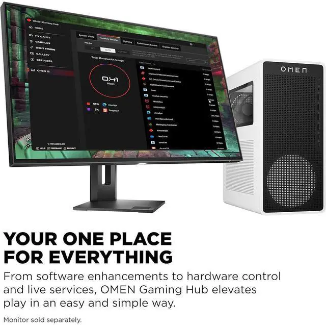 Alt view image 17 of 17 - OMEN OMEN 16L TG03-0000a TG03-0030 Gaming Desktop Computer - AMD Ryzen 7 8700G - 32 GB - 1 TB SSD - Tower - Snow White Metal - AMD B650 Chip - Windows 11 Home - NVIDIA GeForce RTX 5060 Ti 16 GB GDDR7