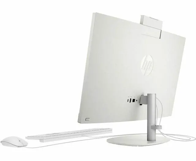 Alt view image 3 of 8 - HP 24-cr0210 23.8" Full HD All-in-One Touchscreen Desktop Computer, AMD Athlon Silver 7120U 2.4GHz, 8GB RAM, 256GB SSD, Windows 11 Home, Shell White