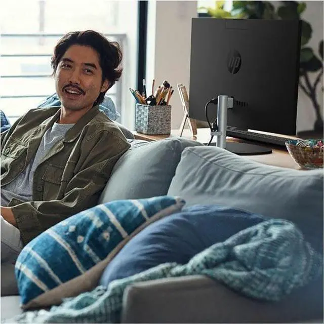 Alt view image 19 of 20 - HP 24-cr0000a 24-cr0430 All-in-One Computer - Intel N-Series i3-N300 - 8 GB - 256 GB SSD - 23.8" Full HD - Desktop - Jet Black - Intel Chip - 1920 x 1080 - Windows 11 Home - Intel UHD Graphics DD