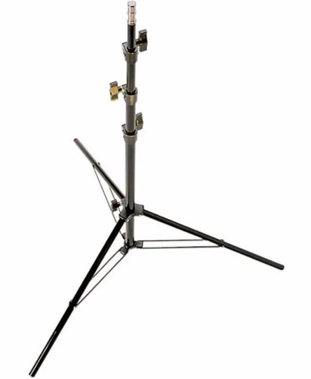 Main image of Avenger Midi Kit 7.8' Lightstand, Four Riser, Black Aluminum