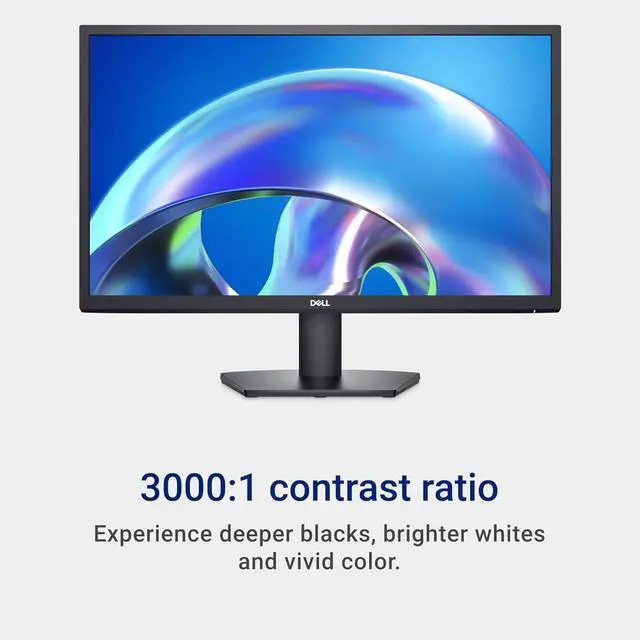 Alt view image 13 of 13 - Dell 24 SE2425H Monitor - 23.8-Inch Full HD (1920x1080), VA Panel, 5ms Response Time, Tilt, Certified by TÜV Rheinland for 3-Star Eye Comfort - Black