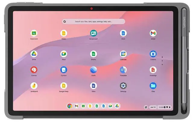 Alt view image 19 of 20 - Lenovo Chromebook Duet EDU G2 83HJ0002UB Chromebook Tablet - 10.9" WUXGA - MediaTek Kompanio 838 Octa-core - 4 GB - 64 GB Storage - ChromeOS - Luna Gray - Cortex A78 Dual-core (2 Core) 2.60 GHz +