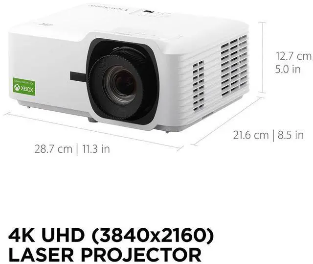 Alt view image 13 of 16 - ViewSonic LX700-4K UHD 3500 Lumens 4K Laser Projector Designed for Xbox