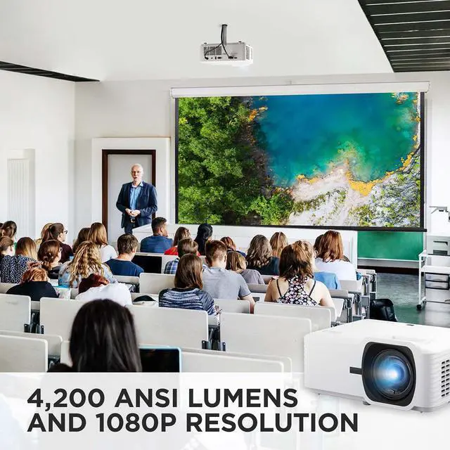 Alt view image 19 of 20 - ViewSonic LS630W 4500 Lumens DLP WXGA Laser Projector with 1.3x Optical Zoom, H/V Keystone, 360 Degrees Projection and LAN Control