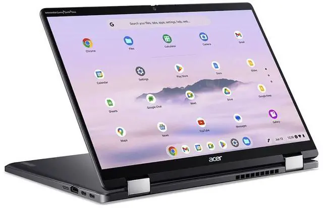 Alt view image 3 of 4 - Acer Chromebook Plus Spin 714 CPE794-1N-781F 14" WUXGA 2-in-1 Touchscreen Laptop, Intel Core Ultra 7 155U 1.7GHz, 16GB RAM, 256GB SSD, ChromeOS, Iron