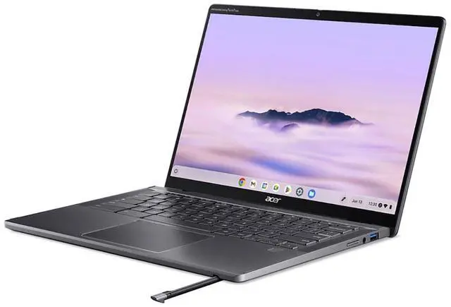 Alt view image 2 of 4 - Acer Chromebook Plus Spin 714 CPE794-1N-781F 14" WUXGA 2-in-1 Touchscreen Laptop, Intel Core Ultra 7 155U 1.7GHz, 16GB RAM, 256GB SSD, ChromeOS, Iron