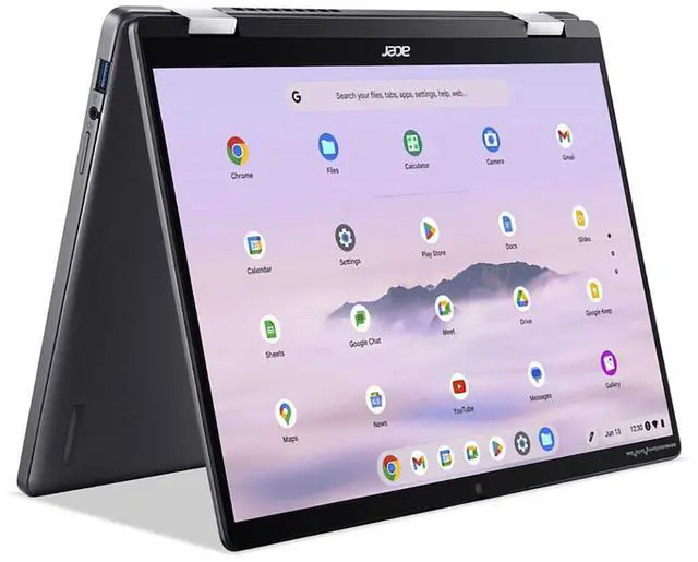 Alt view image 4 of 4 - Acer Chromebook Plus Spin 714 CPE794-1N-781F 14" WUXGA 2-in-1 Touchscreen Laptop, Intel Core Ultra 7 155U 1.7GHz, 16GB RAM, 256GB SSD, ChromeOS, Iron