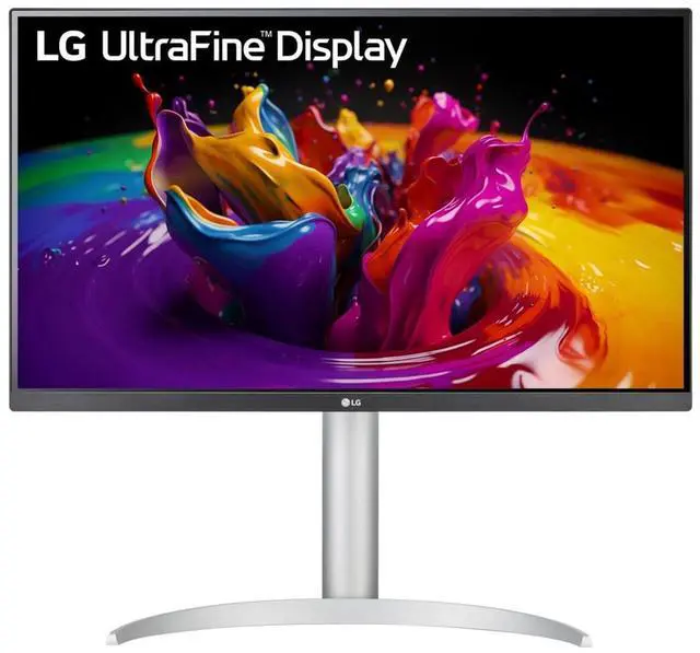 Alt view image 8 of 14 - LG 27UP650K-W 27-inch Ultrafine 4K UHD (3840 x 2160) IPS Computer Monitor, 60Hz, 5ms, DisplayHDR 400, Reader Mode, Flicker Safe, HDMI, DisplayPort, Tilt/Height/Pivot Adjustable Stand, White