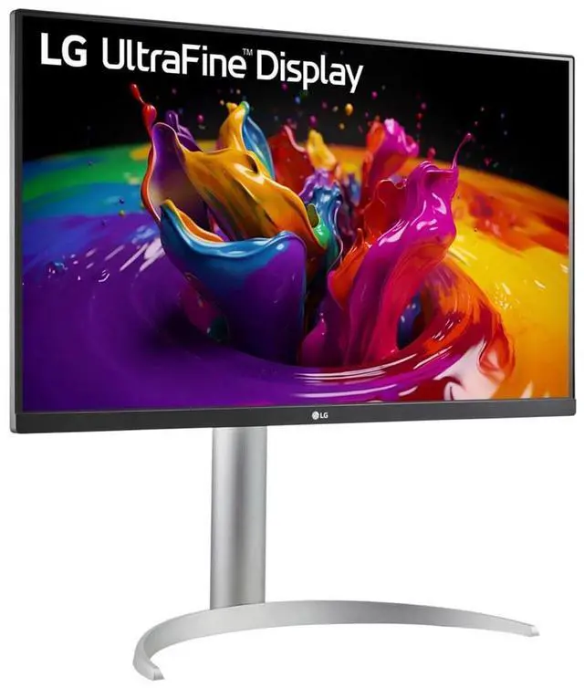 Alt view image 9 of 14 - LG 27UP650K-W 27-inch Ultrafine 4K UHD (3840 x 2160) IPS Computer Monitor, 60Hz, 5ms, DisplayHDR 400, Reader Mode, Flicker Safe, HDMI, DisplayPort, Tilt/Height/Pivot Adjustable Stand, White