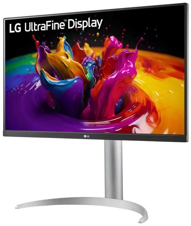 Alt view image 10 of 14 - LG 27UP650K-W 27-inch Ultrafine 4K UHD (3840 x 2160) IPS Computer Monitor, 60Hz, 5ms, DisplayHDR 400, Reader Mode, Flicker Safe, HDMI, DisplayPort, Tilt/Height/Pivot Adjustable Stand, White