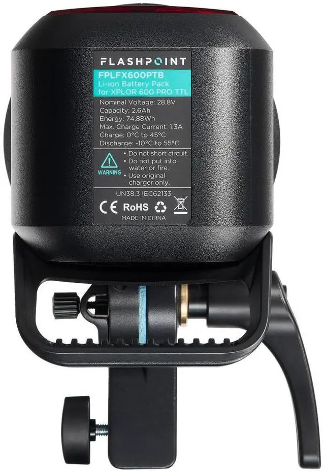 Alt view image 3 of 7 - Flashpoint XPLOR 600 PRO II TTL R2 600ws 2.4GHz Battery-Powered All-In-One Outdoor Flash, Dual Kit