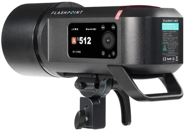 Alt view image 7 of 7 - Flashpoint XPLOR 600 PRO II TTL R2 600ws 2.4GHz Battery-Powered All-In-One Outdoor Flash, Dual Kit