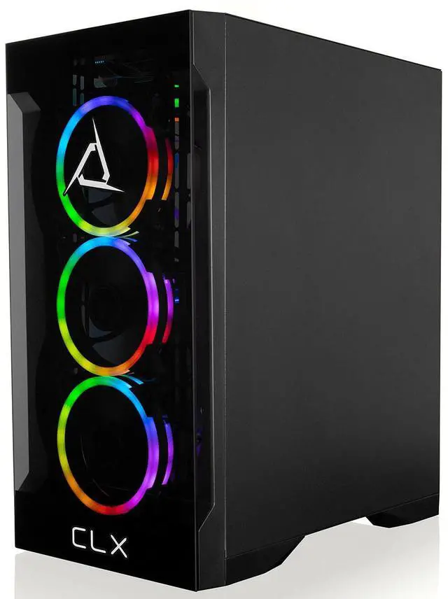 Alt view image 10 of 11 - CLX SET Gaming Desktop - AMD Ryzen 7 9700X 3.8GHz 8-Core Processor, 32GB DDR5 Memory, GeForce RTX 5060 Ti 16GB GDDR7 Graphics, 2TB NVMe M.2 SSD, WiFi, Win 11 Home 64-bit