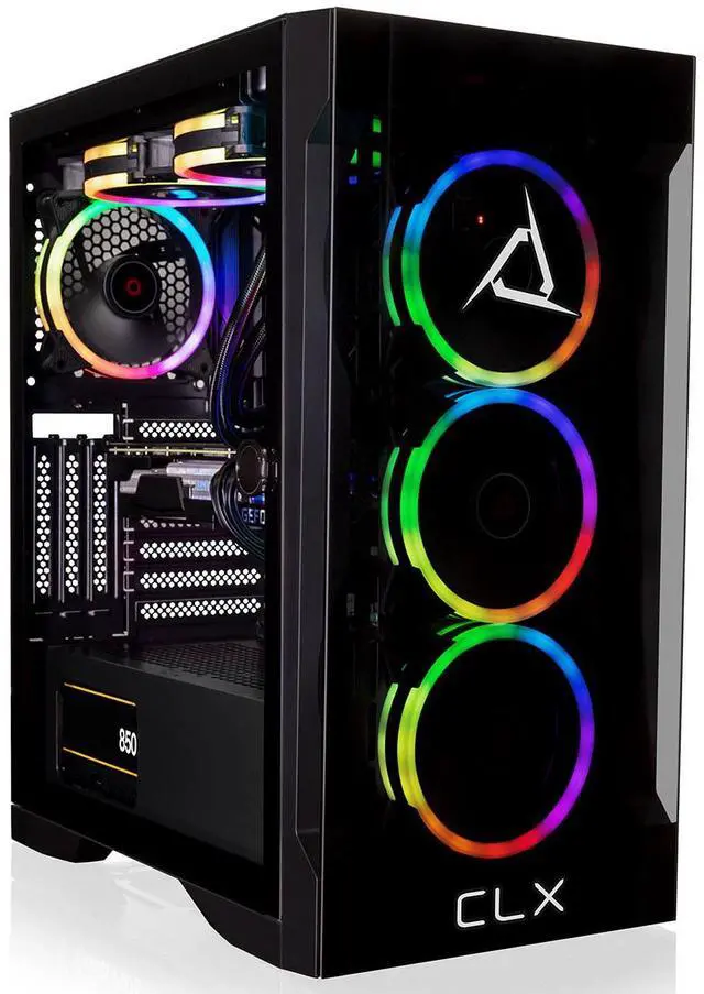 Alt view image 11 of 11 - CLX SET Gaming Desktop - AMD Ryzen 7 9700X 3.8GHz 8-Core Processor, 32GB DDR5 Memory, GeForce RTX 5060 Ti 16GB GDDR7 Graphics, 2TB NVMe M.2 SSD, WiFi, Win 11 Home 64-bit