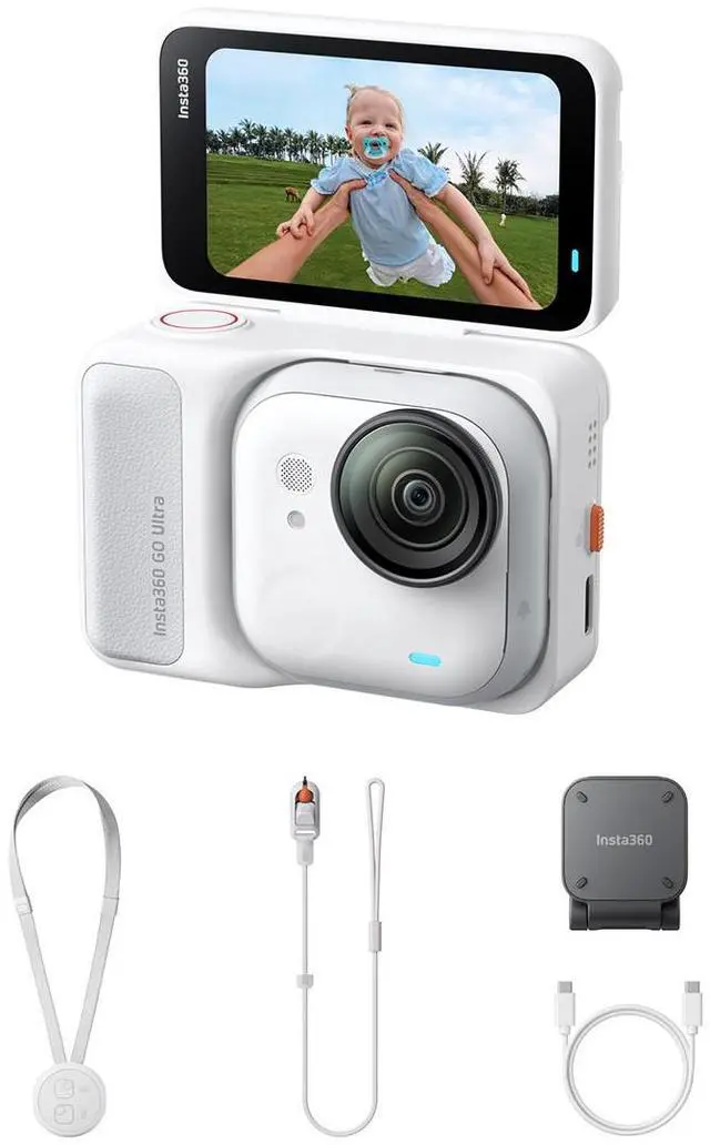 Main image of Insta360 GO Ultra, Standard Bundle, Arctic White