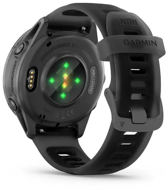 Alt view image 13 of 14 - Garmin® Forerunner® 570, 42mm, Advanced GPS Running and Triathlon Smartwatch, AMOLED Display, Training and Recovery Features, Slate Gray Aluminum with Translucent Black/Black Band