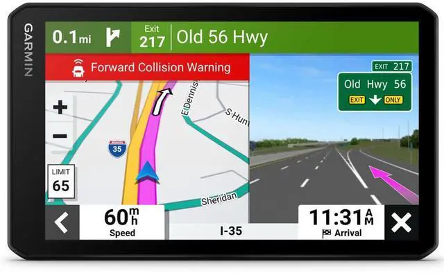 Alt view image 5 of 11 - Garmin DriveCam 76, Large, Easy-to-Read 7 GPS car Navigator, Built-in Dash Cam