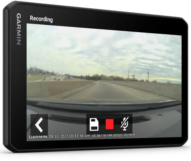 Alt view image 6 of 11 - Garmin DriveCam 76, Large, Easy-to-Read 7 GPS car Navigator, Built-in Dash Cam
