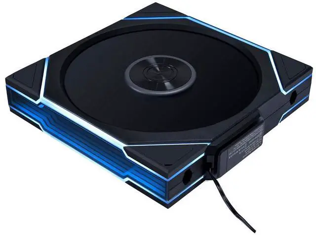 Alt view image 9 of 14 - Lian Li UNI Fan TL - Wireless 140 - Single Pack - 2.4 GHz Wireless Signal ARGB Fan Control - Dual-Zone Lighting - Fluid Dynamic Bearing - 140mm - Controller NOT Included & Required - Black (14TL1W1B)