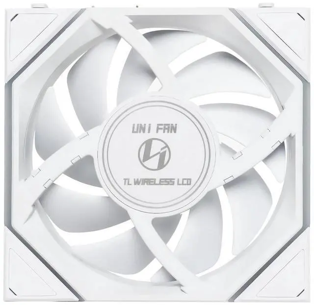 Alt view image 10 of 15 - LLian Li UNI Fan TL LCD 120 Wireless - Single Pack (Reverse Blade) - Controller Not Included - 2.4 GHz Wireless Control  - Infinity Mirror Design - Controller requesd for use. - White (12RTLLCD1W1W)