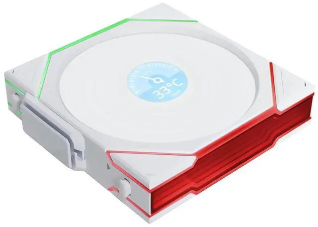 Alt view image 11 of 15 - LLian Li UNI Fan TL LCD 120 Wireless - Single Pack (Reverse Blade) - Controller Not Included - 2.4 GHz Wireless Control  - Infinity Mirror Design - Controller requesd for use. - White (12RTLLCD1W1W)