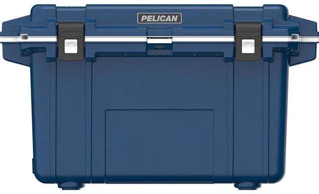 Alt view image 3 of 5 - Pelican Pelican70QT Elite Cooler Midnight Blue/WHT