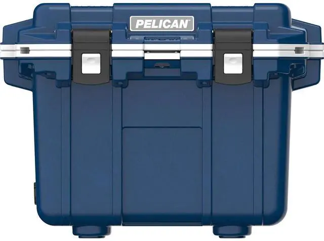 Alt view image 3 of 5 - Pelican Pelican30QT Elite Cooler Midnight Blue/WHT