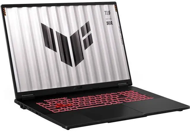 Alt view image 2 of 7 - ASUS TUF Gaming A18 FA808UH 18" WUXGA 144Hz Gaming Laptop, AMD Ryzen 7 260 3.8GHz, 16GB RAM, 1TB SSD, NVIDIA GeForce RTX 5050 8GB, Windows 11 Home, Jaeger Gray