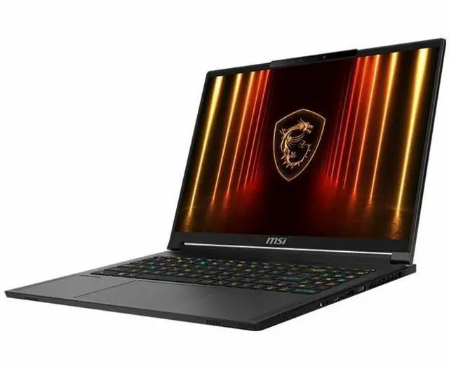 Alt view image 6 of 10 - MSI Stealth 16 AI+ Ultra Thin Gaming Laptop - AMD Ryzen AI 9 HX 370 (2 GHz) - Nvidia RTX 5070 Ti - 64GB - 2TB SSD - Windows 11 Pro - Wifi 7 - Webcam   StealthA16A3207