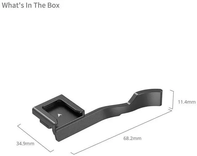 Alt view image 2 of 4 - SmallRig Thumb Grip for Sony Alpha 7C II / Alpha 7CR / Alpha 7C Camera, Black