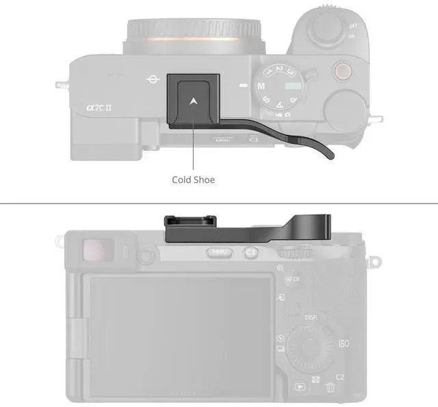 Alt view image 3 of 4 - SmallRig Thumb Grip for Sony Alpha 7C II / Alpha 7CR / Alpha 7C Camera, Black
