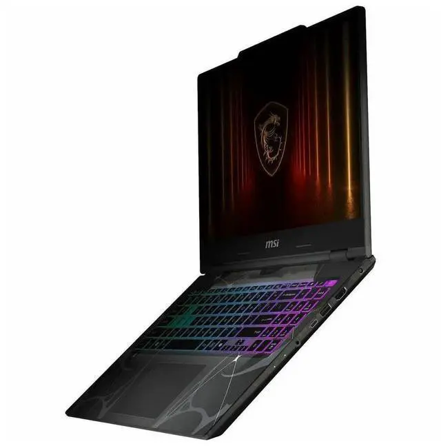 Alt view image 6 of 8 - MSI Cyborg 15 B2RWEKG-258US 15.6" Full HD 144Hz Gaming Laptop, Intel Core 5 210H 2.2GHz, 16GB RAM, 1TB SSD, NVIDIA GeForce RTX 5050 8GB, Windows 11 Home, Translucent Black