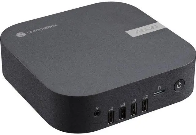 Alt view image 10 of 14 - ASUS Chromebox 5a Mini Desktop PC Intel Celeron 7305 5-Core 4GB 128 GB SSD