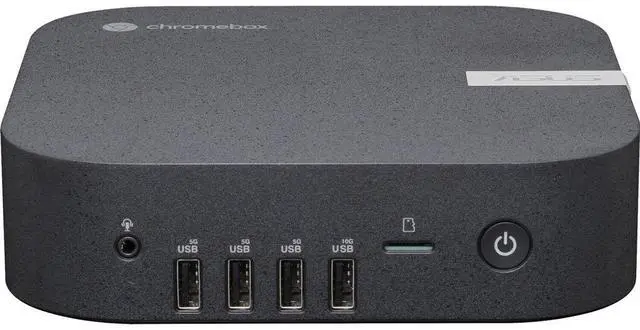 Alt view image 11 of 14 - ASUS Chromebox 5a Mini Desktop PC Intel Celeron 7305 5-Core 4GB 128 GB SSD