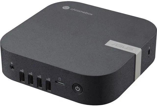 Alt view image 12 of 14 - ASUS Chromebox 5a Mini Desktop PC Intel Celeron 7305 5-Core 4GB 128 GB SSD