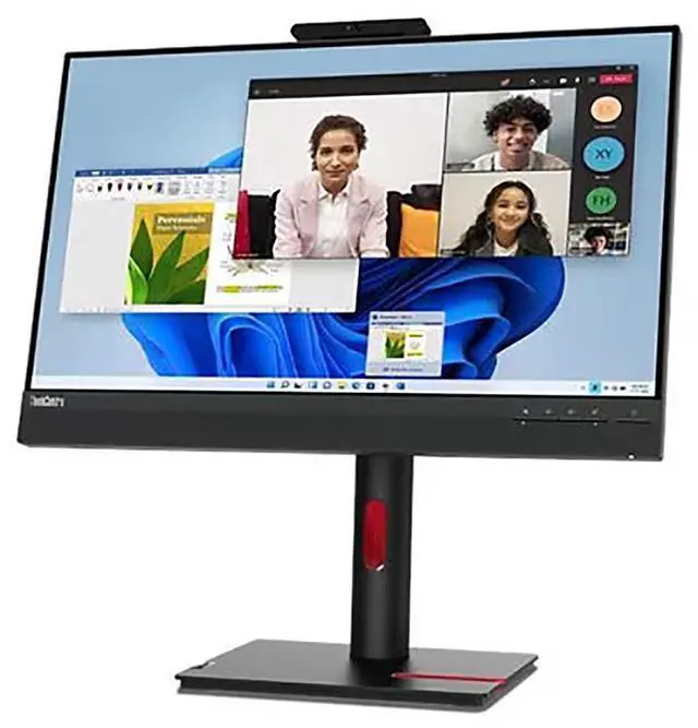Alt view image 17 of 20 - Lenovo ThinkCentre TIO24 Gen5 24" Class Webcam Full HD LED Monitor - 16:9 - Black - 23.8" Viewable - In-plane Switching (IPS) Technology - WLED Backlight - 1920 x 1080 - 16.7 Million Colors