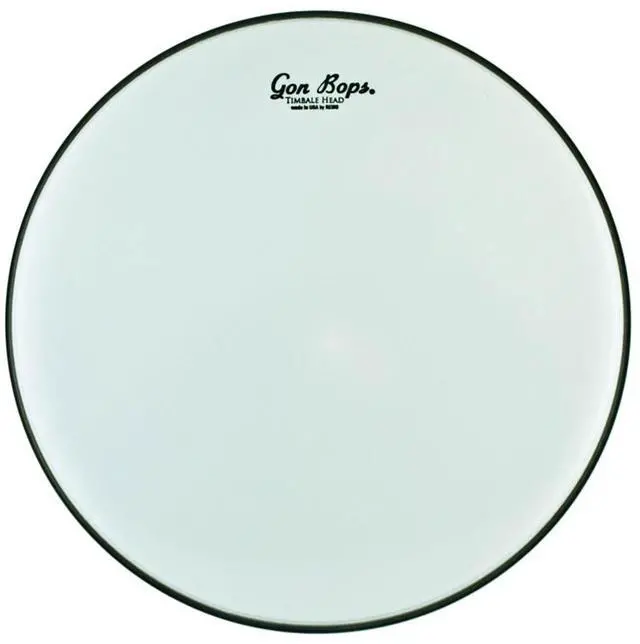 Main image of Gon Bops Remo 13" Smooth White Timbale Head with GB Logo
