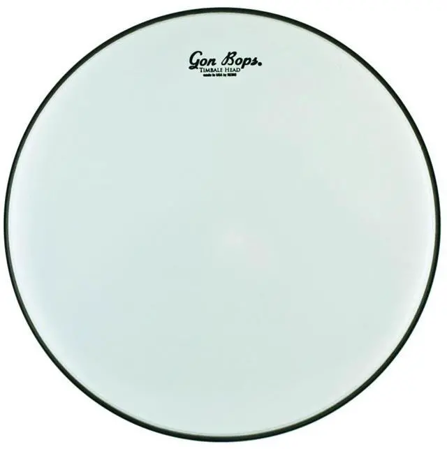Main image of Gon Bops Remo 13" Smooth White Timbale Head with GB Logo