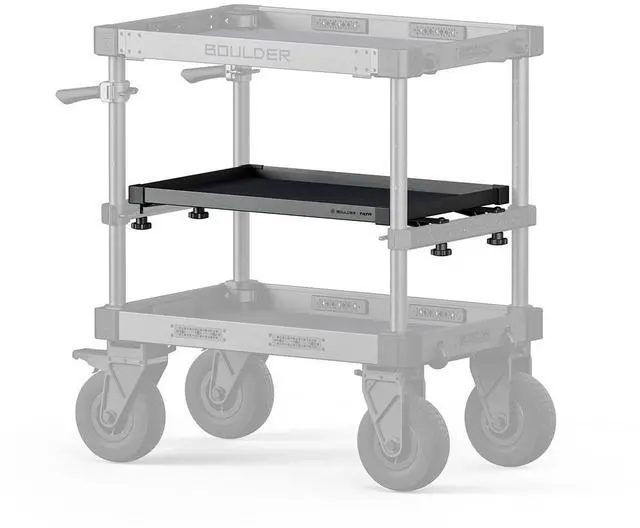 Alt view image 2 of 2 - Tilta Mid Level Tray for Boulder Camera Cart, Black