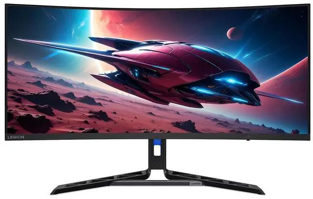 Alt view image 10 of 16 - Lenovo Legion R34w-30 34-inch VA Curved WQHD 180Hz Gaming Monitor, For Gaming