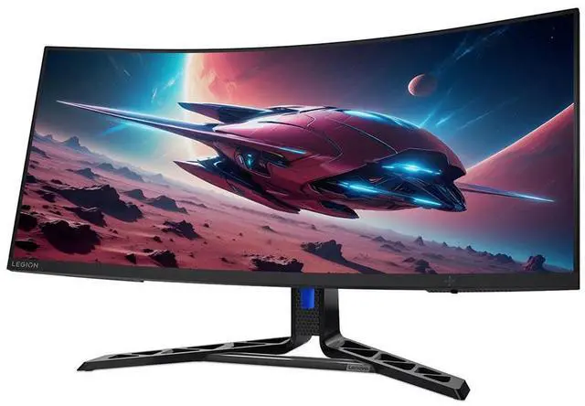 Alt view image 12 of 16 - Lenovo Legion R34w-30 34-inch VA Curved WQHD 180Hz Gaming Monitor, For Gaming