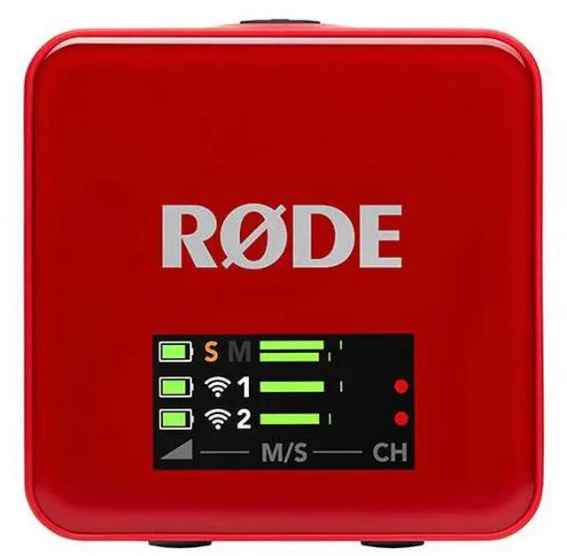 Alt view image 8 of 8 - RODE Wireless GO (Gen 3) 2-Person Compact Digital Wireless Microphone System/Recorder (2.4 GHz, Red)