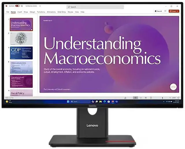 Alt view image 16 of 16 - Lenovo ThinkVision T24D-40 24" Class Full HD LED Monitor - 16:9 - Eclipse Black - 23.8" Viewable - In-plane Switching (IPS) Technology - WLED Backlight - 1920 x 1080 - 16.7 Million Colors -