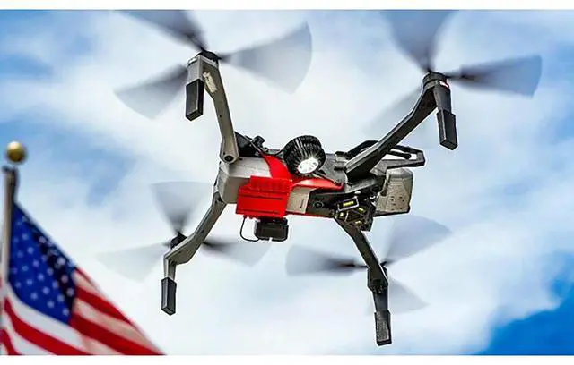 Alt view image 2 of 5 - Firehouse Technology TacMount PDK Tactical Payload Deployment Kit for Skydio X10 Drone