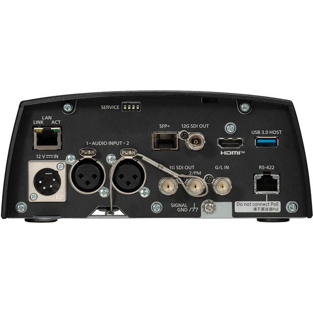 Alt view image 5 of 5 - Panasonic AW-UE160 4K UHD HDMI/3G-SDI/IP Integrated 20x PTZ Camera, Black