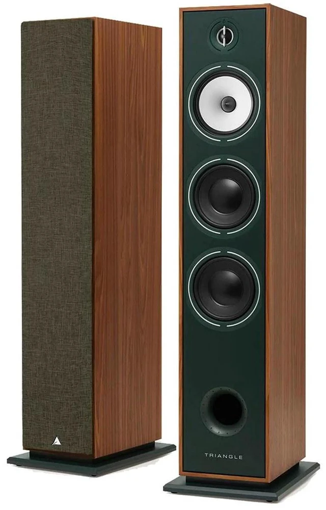 Alt view image 6 of 6 - Triangle Borea BR08 Floorstanding Speaker, Oak Green