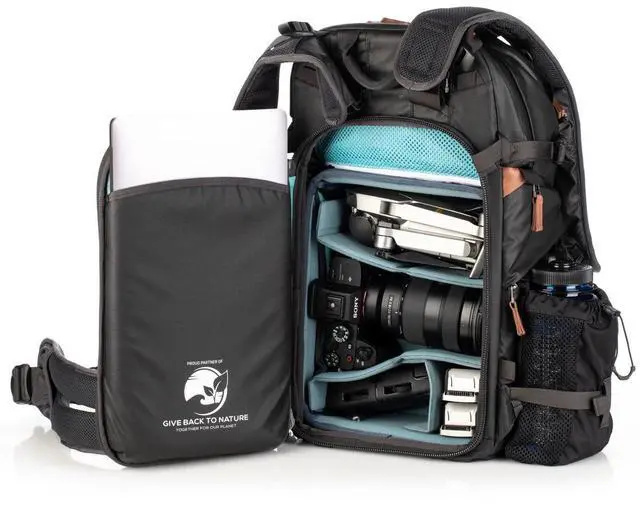 Alt view image 3 of 7 - Shimoda Explore V2 25 Liter Adventure Backpack Starter Kit, Black #520-152